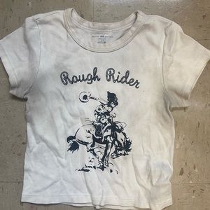 Brandy Melville Rough rider tee
